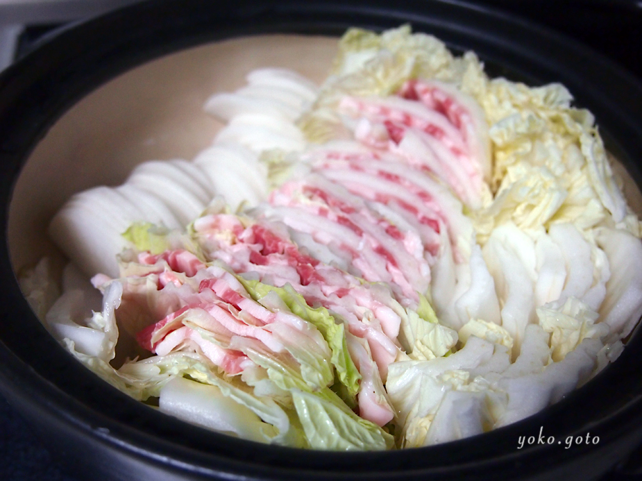 【お料理ブログ】豚バラのミルフィーユ鍋