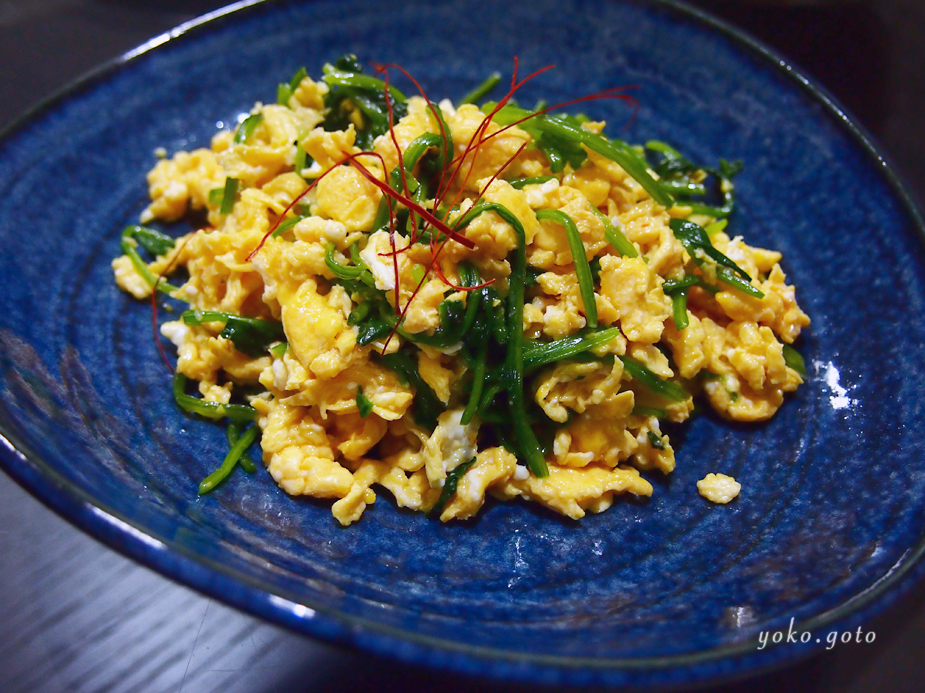 【お料理ブログ】卵とほうれん草のナムル
