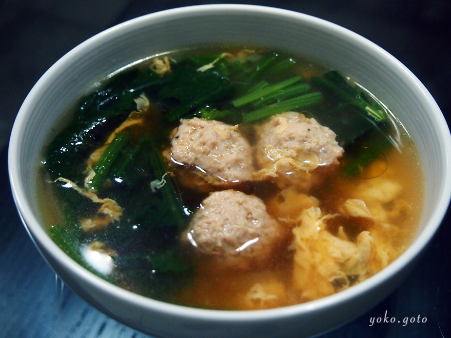 【お料理ブログ】鶏団子のスープ